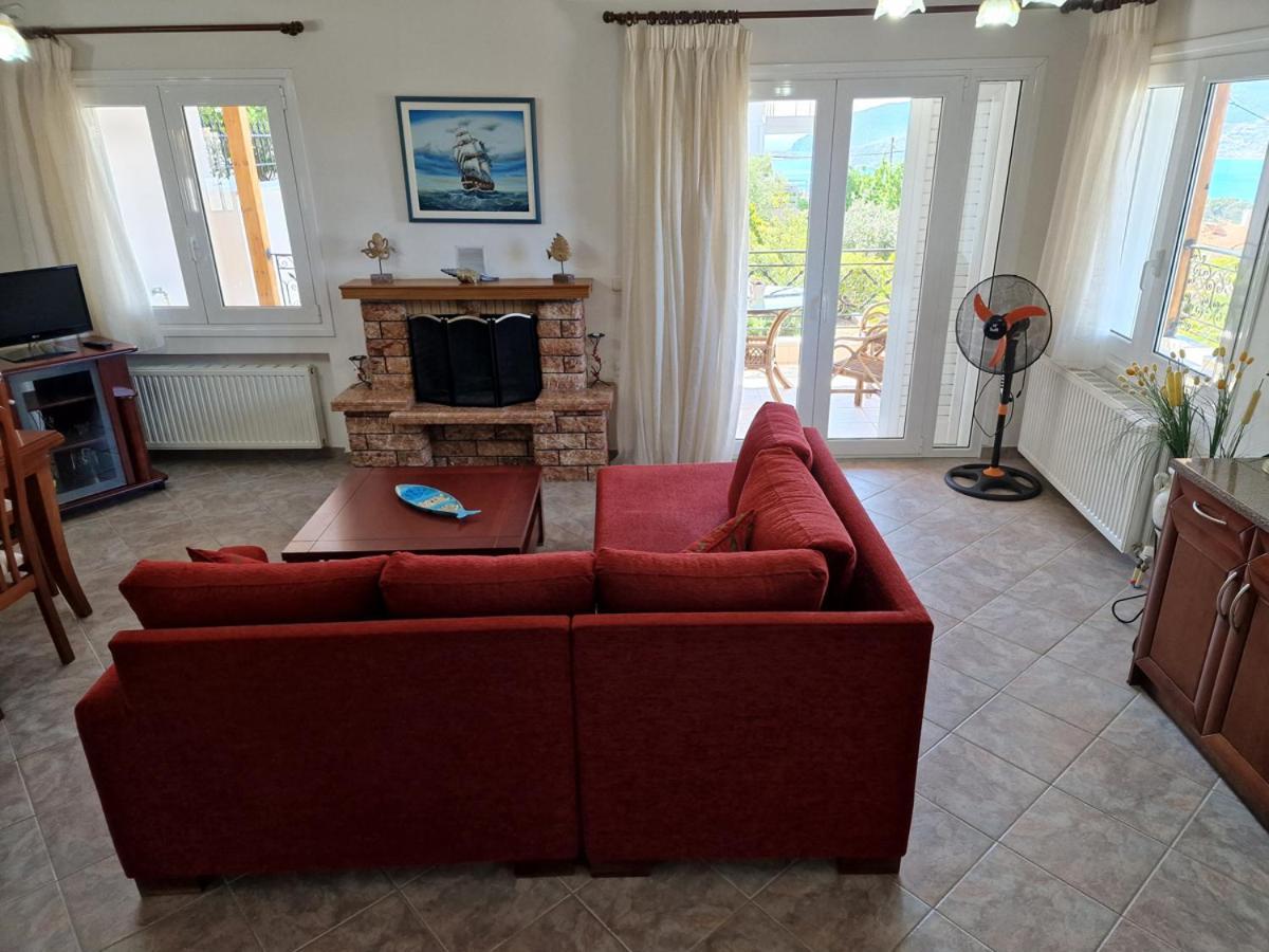 Villa Liana : Luxury Villa With Fantastic Sea View, Near Airport Pórto Ráfti Eksteriør billede