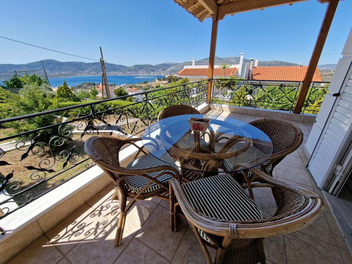 Villa Liana : Luxury Villa With Fantastic Sea View, Near Airport Pórto Ráfti Eksteriør billede