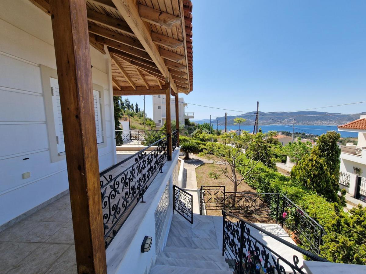 Villa Liana : Luxury Villa With Fantastic Sea View, Near Airport Pórto Ráfti Eksteriør billede