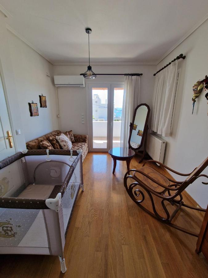 Villa Liana : Luxury Villa With Fantastic Sea View, Near Airport Pórto Ráfti Eksteriør billede