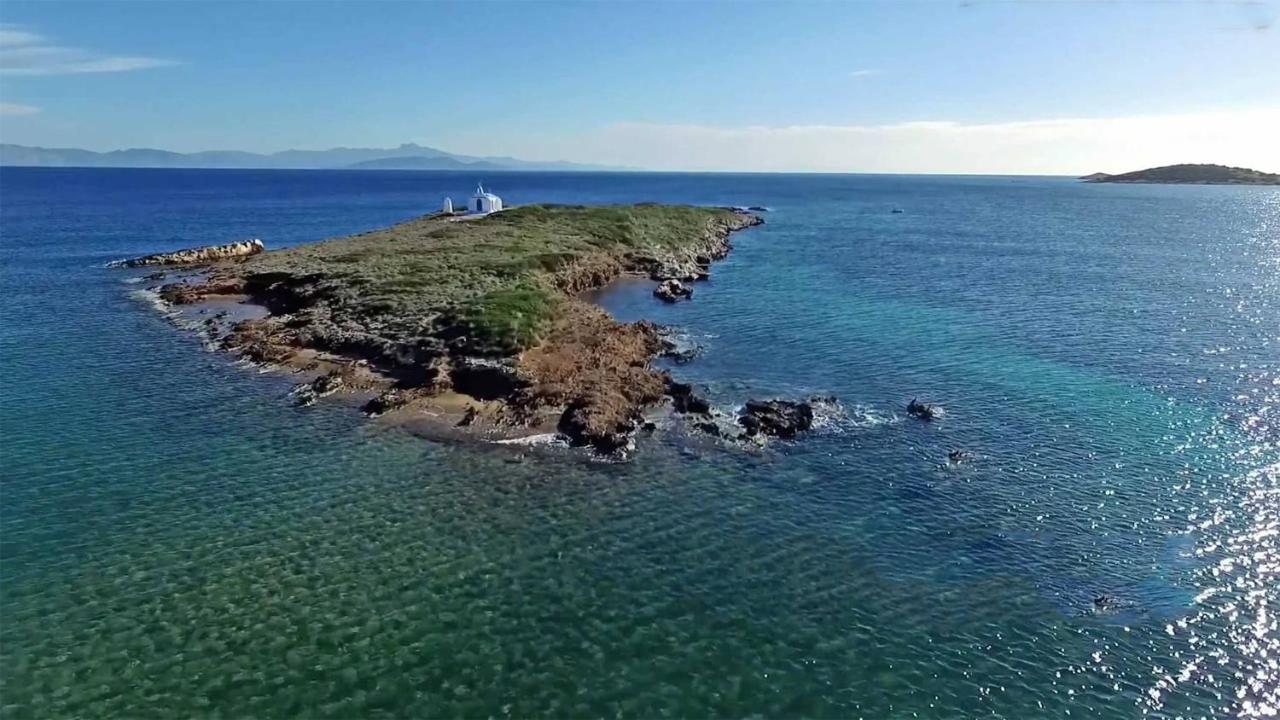 Villa Liana : Luxury Villa With Fantastic Sea View, Near Airport Pórto Ráfti Eksteriør billede